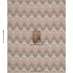 Schumacher 86130 Elio Flamestitch Ruby fabric swatch