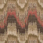 Schumacher 86130 Elio Flamestitch Ruby fabric swatch