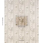 Schumacher 182041 Elizabeth Chintz Neutral fabric swatch