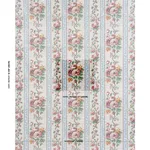 Schumacher 182040 Elizabeth Chintz Rose fabric swatch