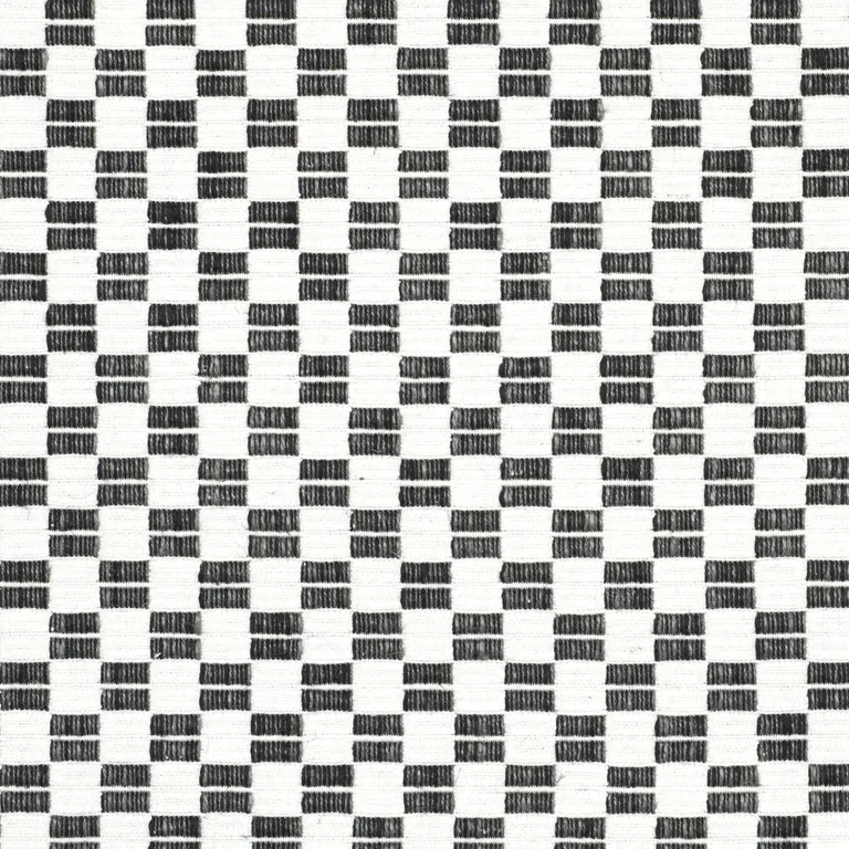 Schumacher 76741 Elkhart Black fabric swatch