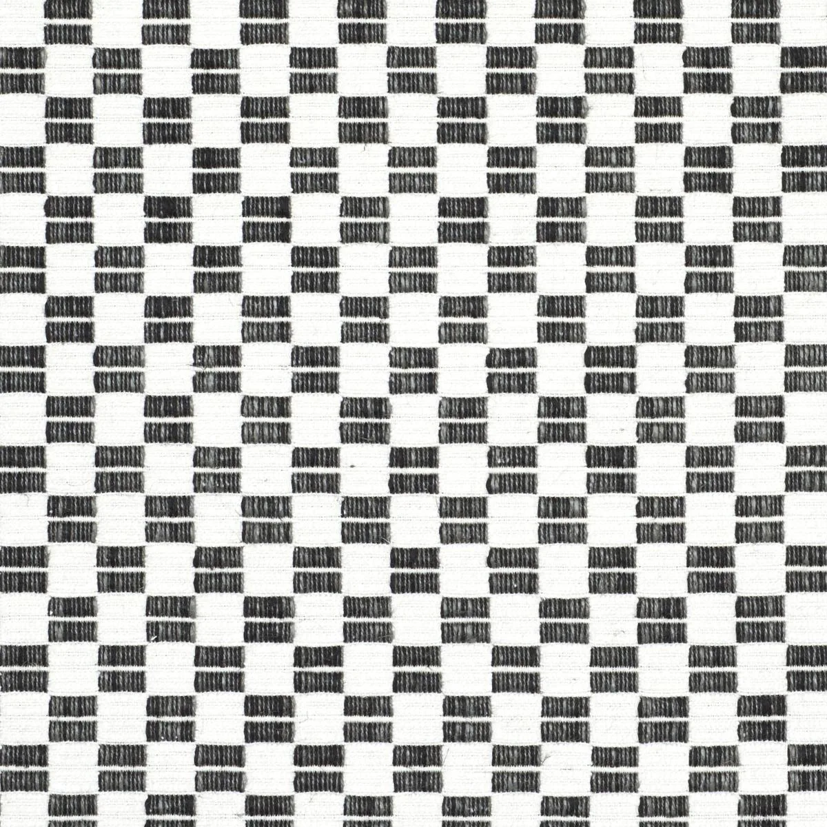 Schumacher 76741 Elkhart Black fabric swatch