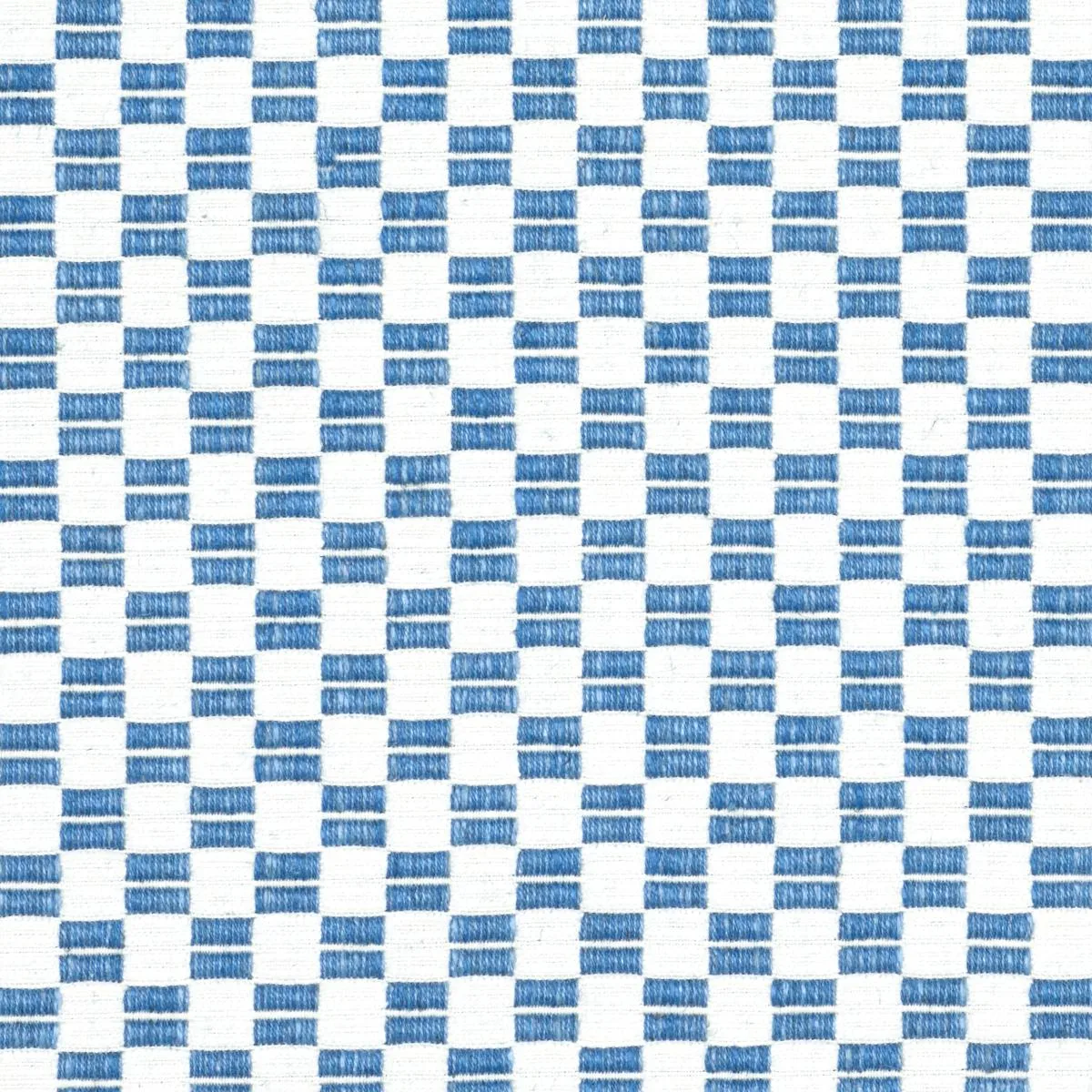 Schumacher 76740 Elkhart Blue fabric swatch