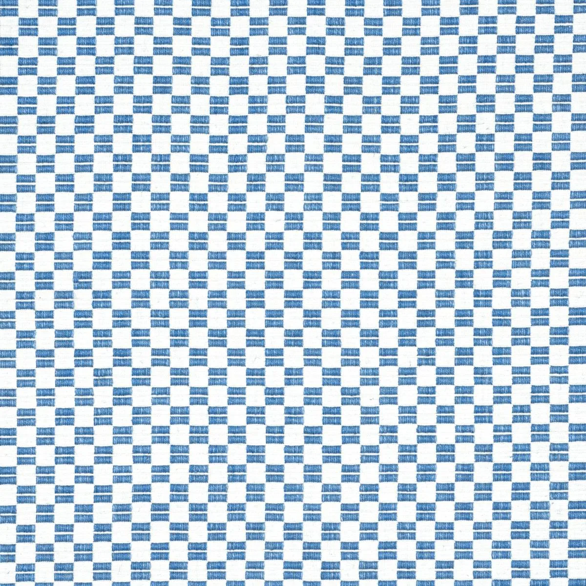 Schumacher 76740 Elkhart Blue fabric swatch
