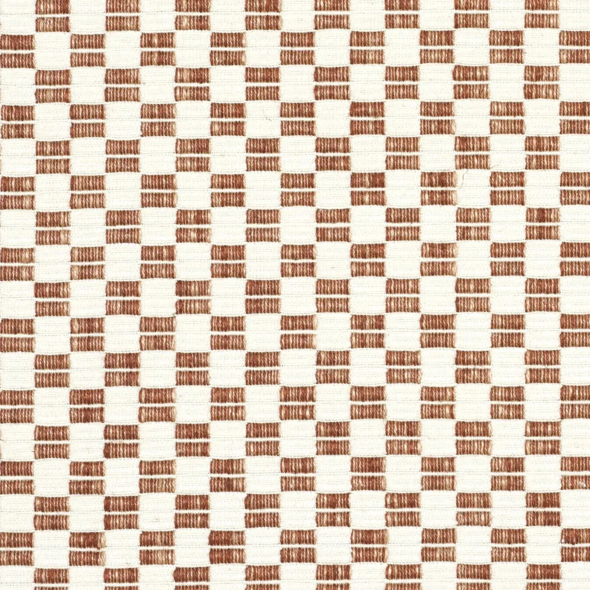 Schumacher 76742 Elkhart Brown fabric swatch