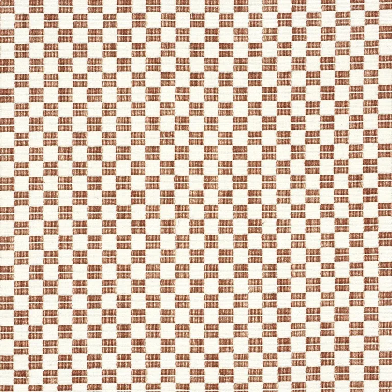 Schumacher 76742 Elkhart Brown fabric swatch