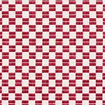 Schumacher 76743 Elkhart Crimson fabric swatch