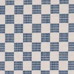 Schumacher 86823 Elkhart Performance Indigo fabric swatch