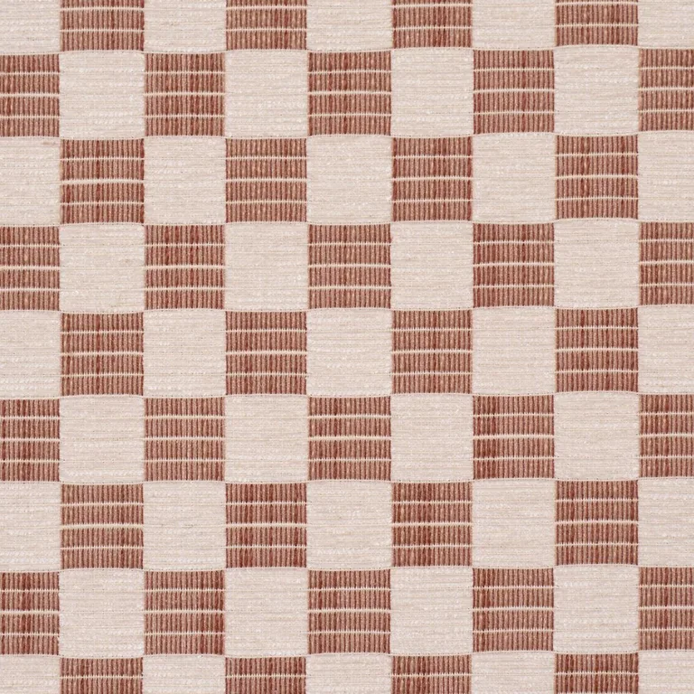 Schumacher 86820 Elkhart Performance Rust fabric swatch