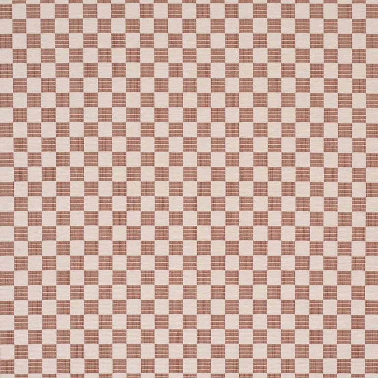Schumacher 86820 Elkhart Performance Rust fabric swatch