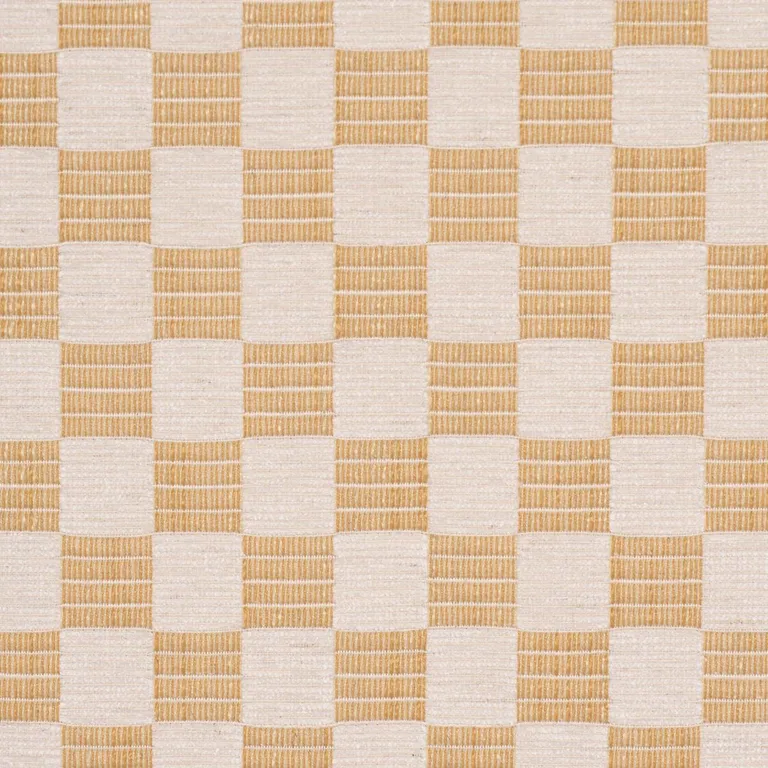 Schumacher 86821 Elkhart Performance Yellow fabric swatch