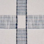 Schumacher 80160 Elko Plaid Indigo fabric swatch