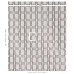 Schumacher 80161 Elko Plaid Straw fabric swatch