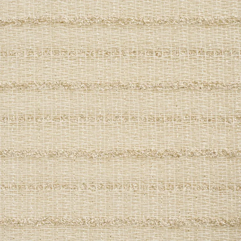 Schumacher 86070 Ellie Alpaca Shimmer Sheer Cream fabric swatch