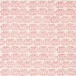 Schumacher 179750 Ellies Hand Block Print Rose fabric swatch
