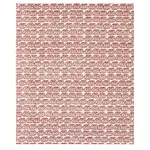 Schumacher 179751 Ellies Hand Block Print Rust fabric swatch