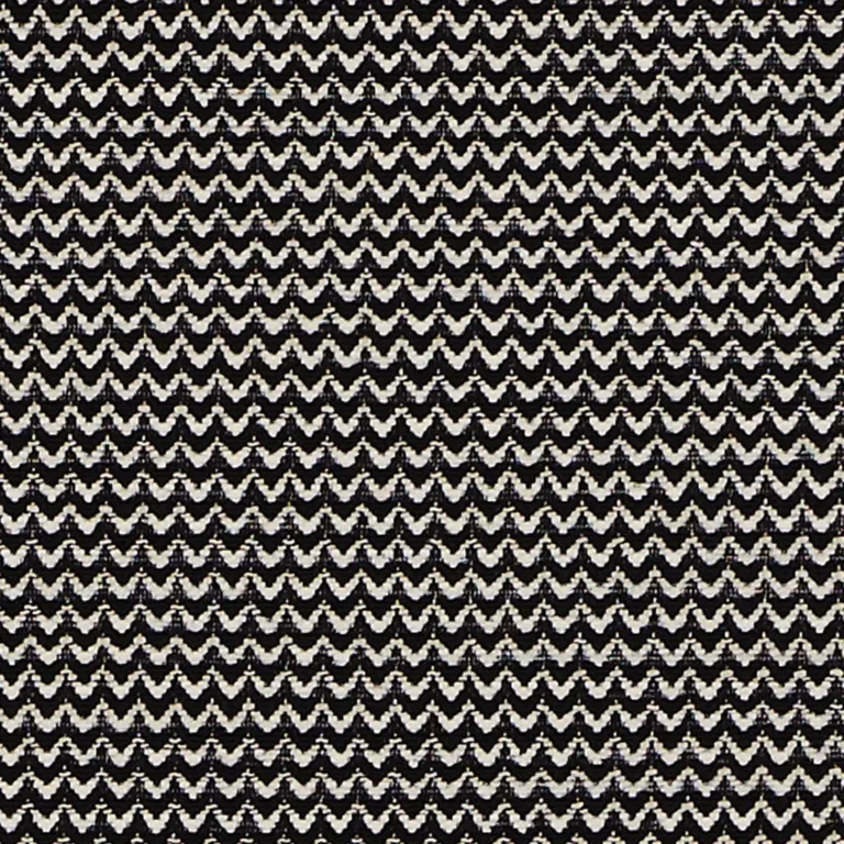 Schumacher 71572 Ellis Black fabric swatch