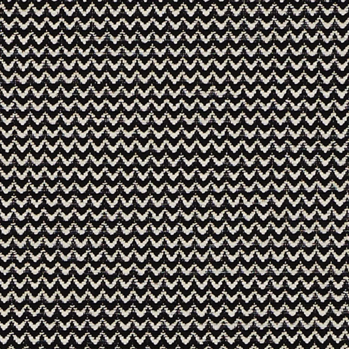 Schumacher 71572 Ellis Black fabric swatch