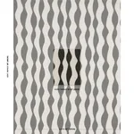Schumacher 182310 Ellsworth Graphite fabric swatch