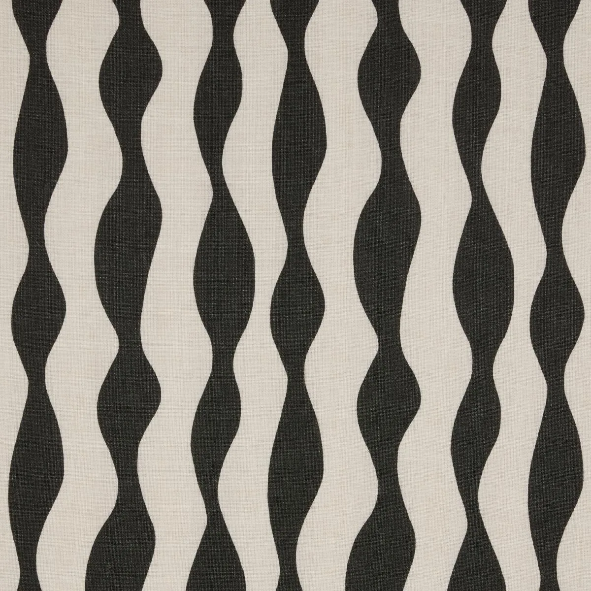 Schumacher 182310 Ellsworth Graphite fabric swatch