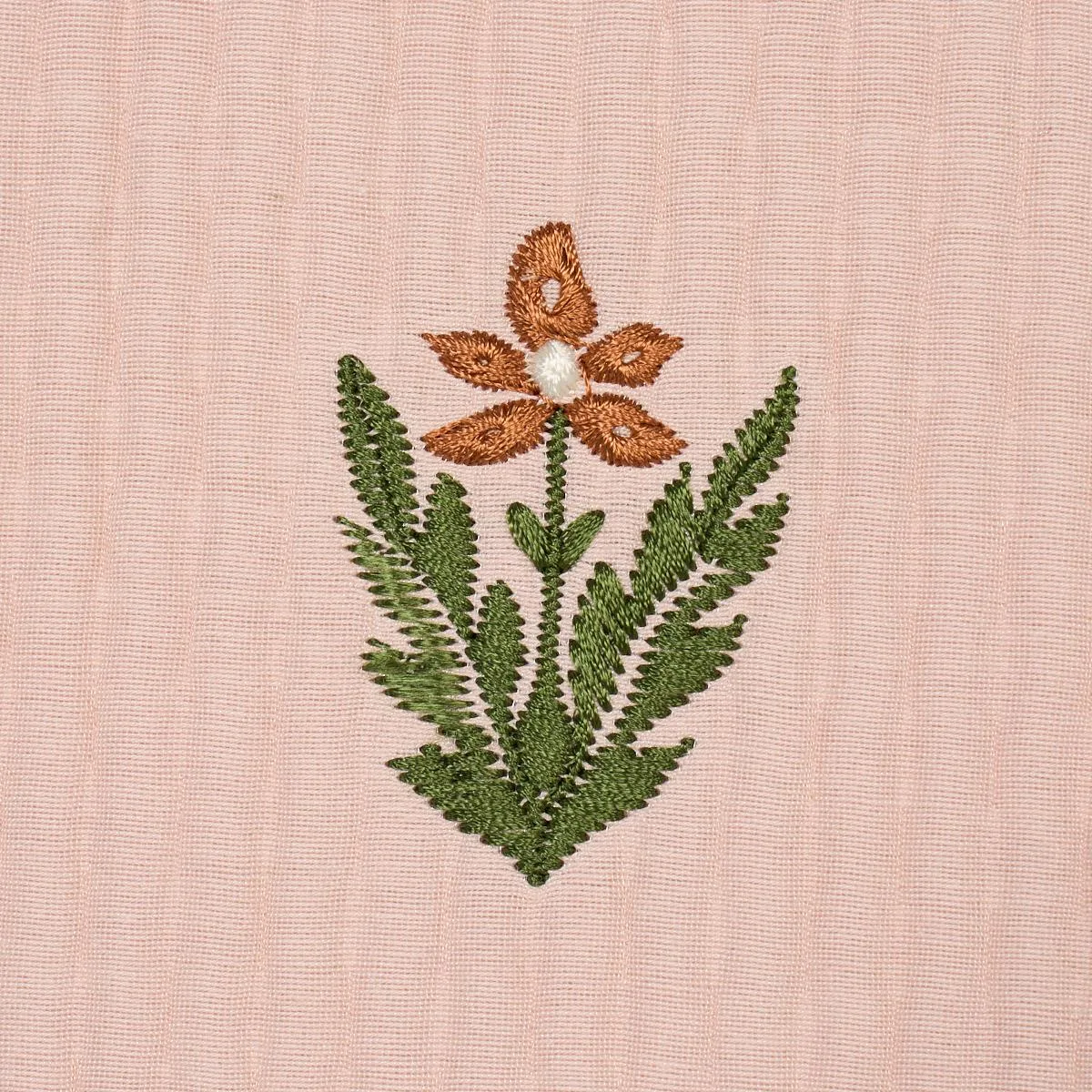 Schumacher 84372 Elmslie Embroidery Petal fabric swatch