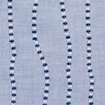 Schumacher 82231 Elodie Embroidery Chambray fabric swatch