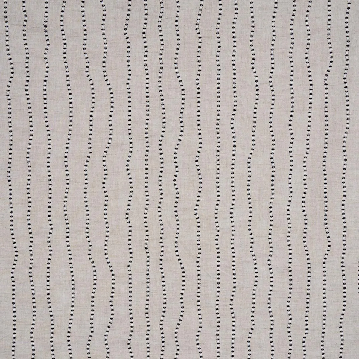 Schumacher 82230 Elodie Embroidery Natural fabric swatch