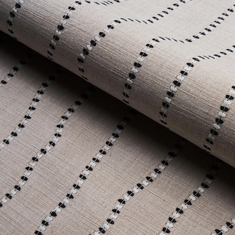 Schumacher 82230 Elodie Embroidery Natural fabric swatch