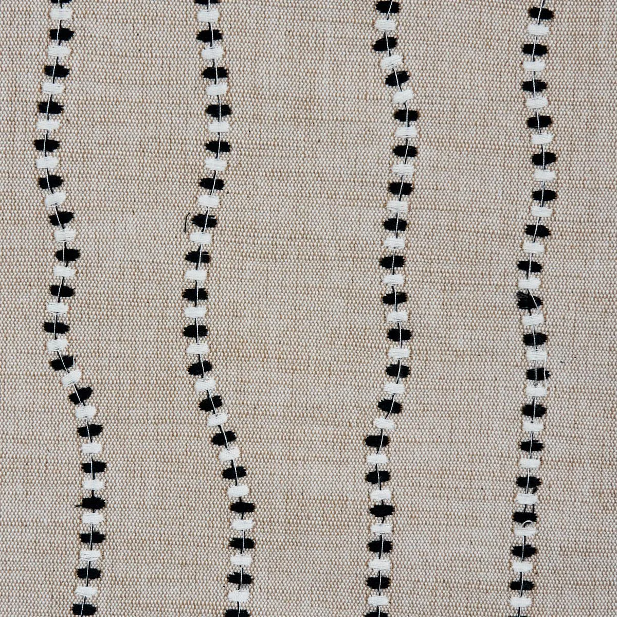 Schumacher 82230 Elodie Embroidery Natural fabric swatch
