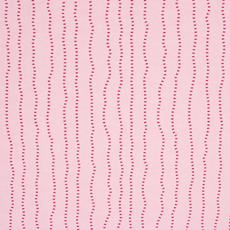 Schumacher 82232 Elodie Embroidery Rose fabric swatch