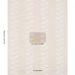 Schumacher 85631 Eloise Embroidery Natural fabric swatch