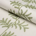 Schumacher 85630 Eloise Embroidery Sage fabric swatch