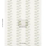 Schumacher 85630 Eloise Embroidery Sage fabric swatch