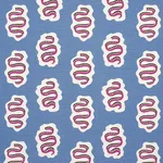 Schumacher 180863 Elsa Lapis fabric swatch