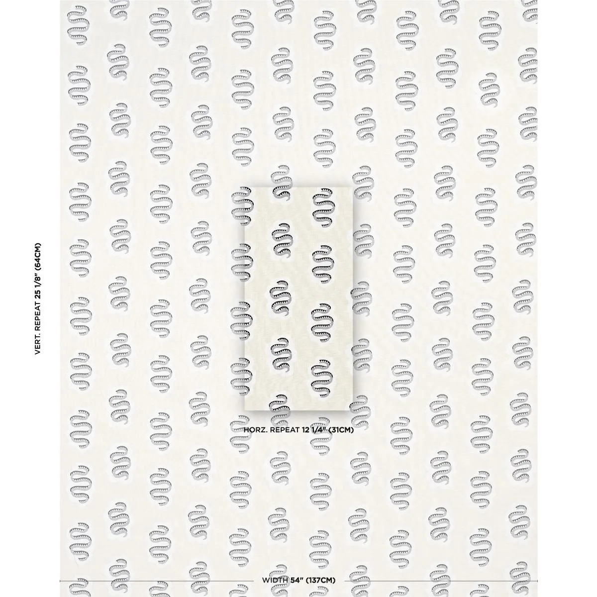 Schumacher 180861 Elsa Sandstone fabric swatch