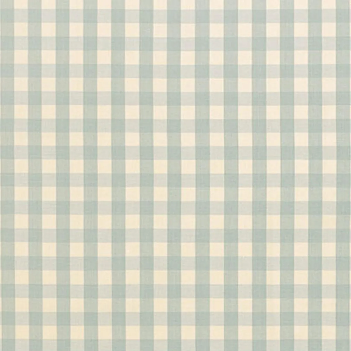 Schumacher 63057 Elton Cotton Check Aqua fabric swatch