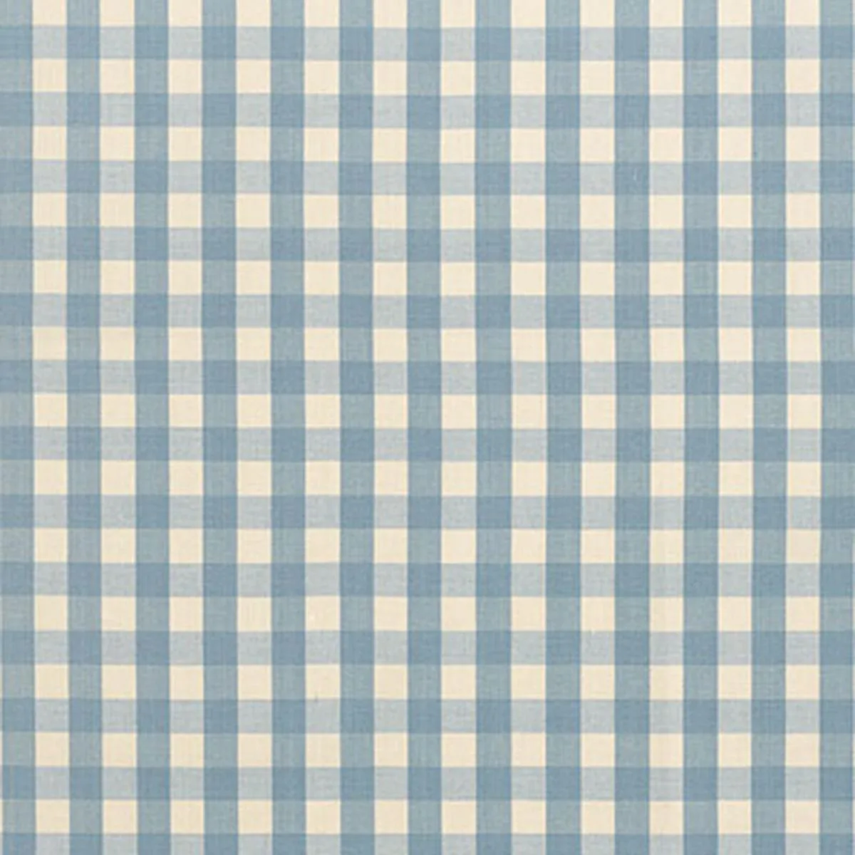 Schumacher 63058 Elton Cotton Check Chambray fabric swatch