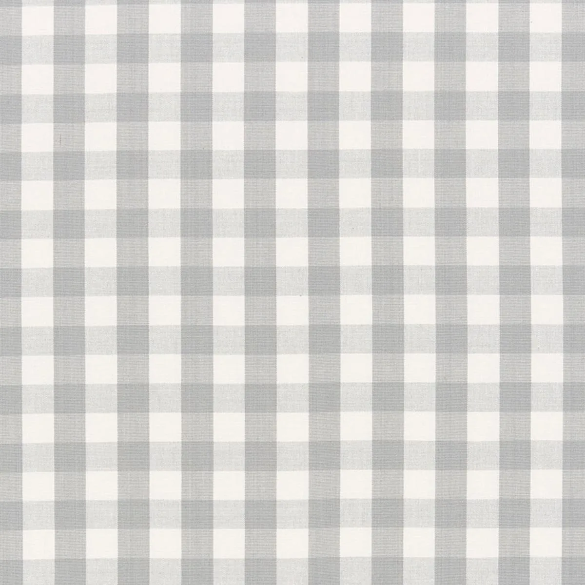 Schumacher 63065 Elton Cotton Check Grey fabric swatch