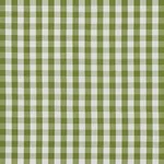 Schumacher 63071 Elton Cotton Check Leaf fabric swatch