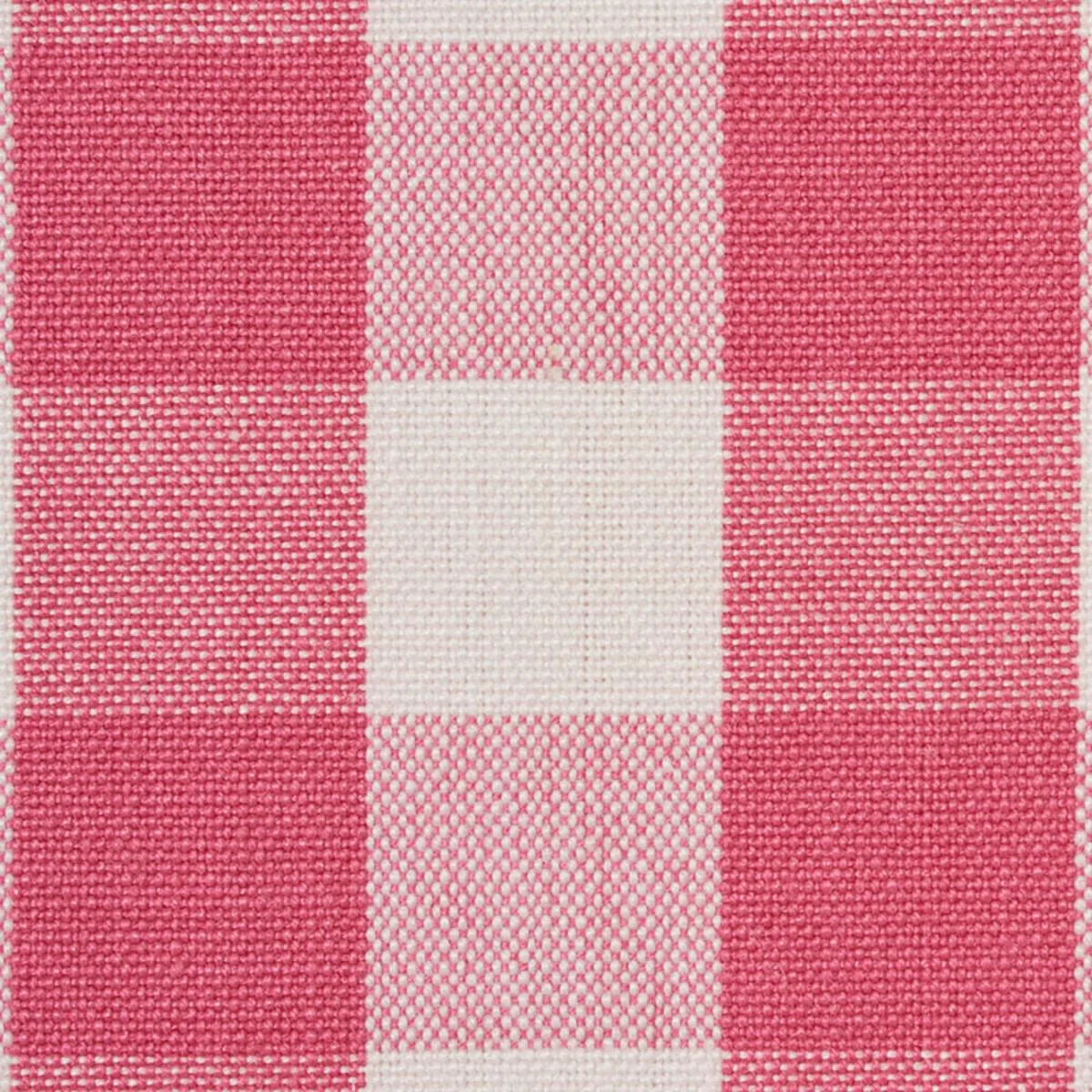 Schumacher 77310 Elton Cotton Check Magenta fabric swatch
