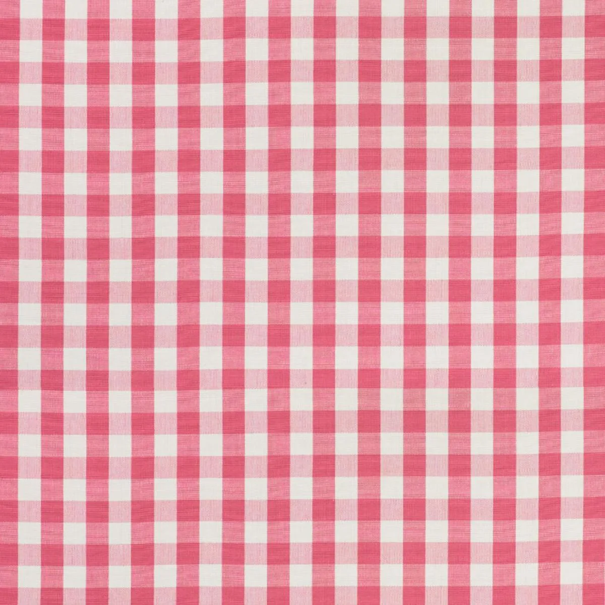 Schumacher 77310 Elton Cotton Check Magenta fabric swatch