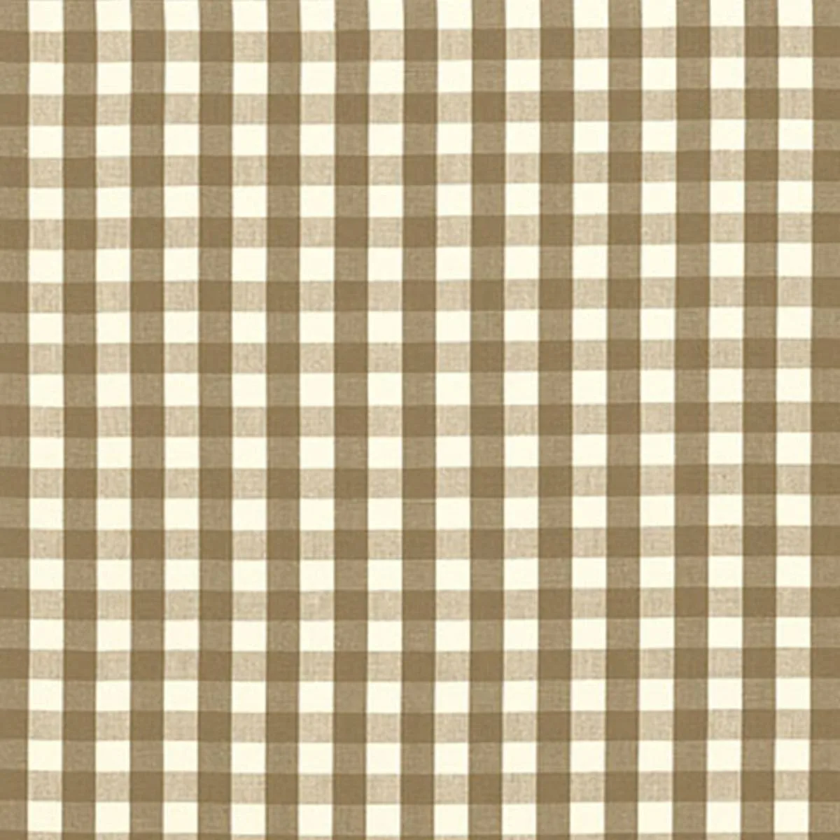 Schumacher 63060 Elton Cotton Check Mocha fabric swatch