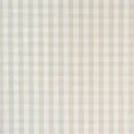Schumacher 63068 Elton Cotton Check Natural fabric swatch