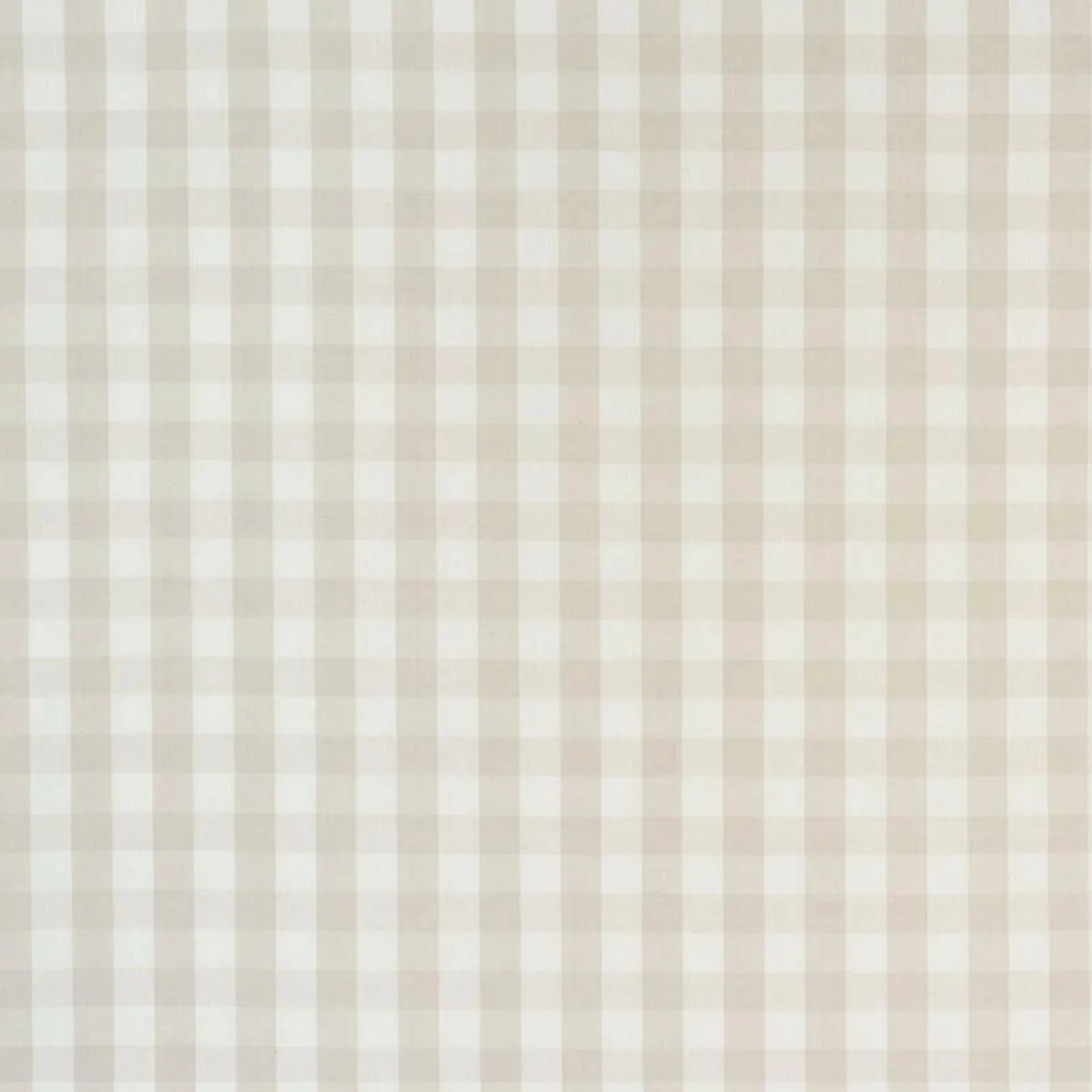 Schumacher 63068 Elton Cotton Check Natural fabric swatch