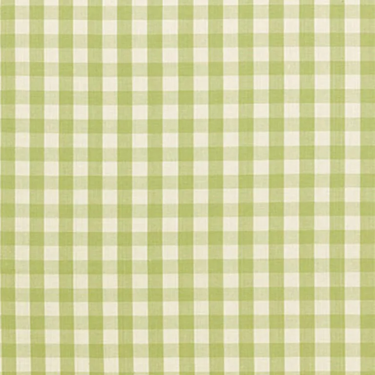 Schumacher 63056 Elton Cotton Check Sage fabric swatch