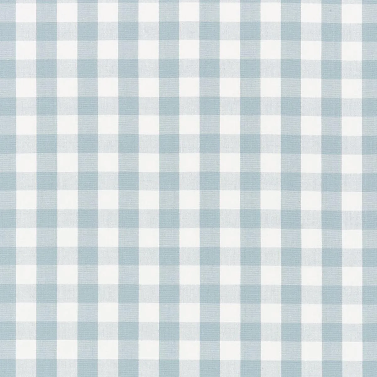 Schumacher 63066 Elton Cotton Check Sky fabric swatch