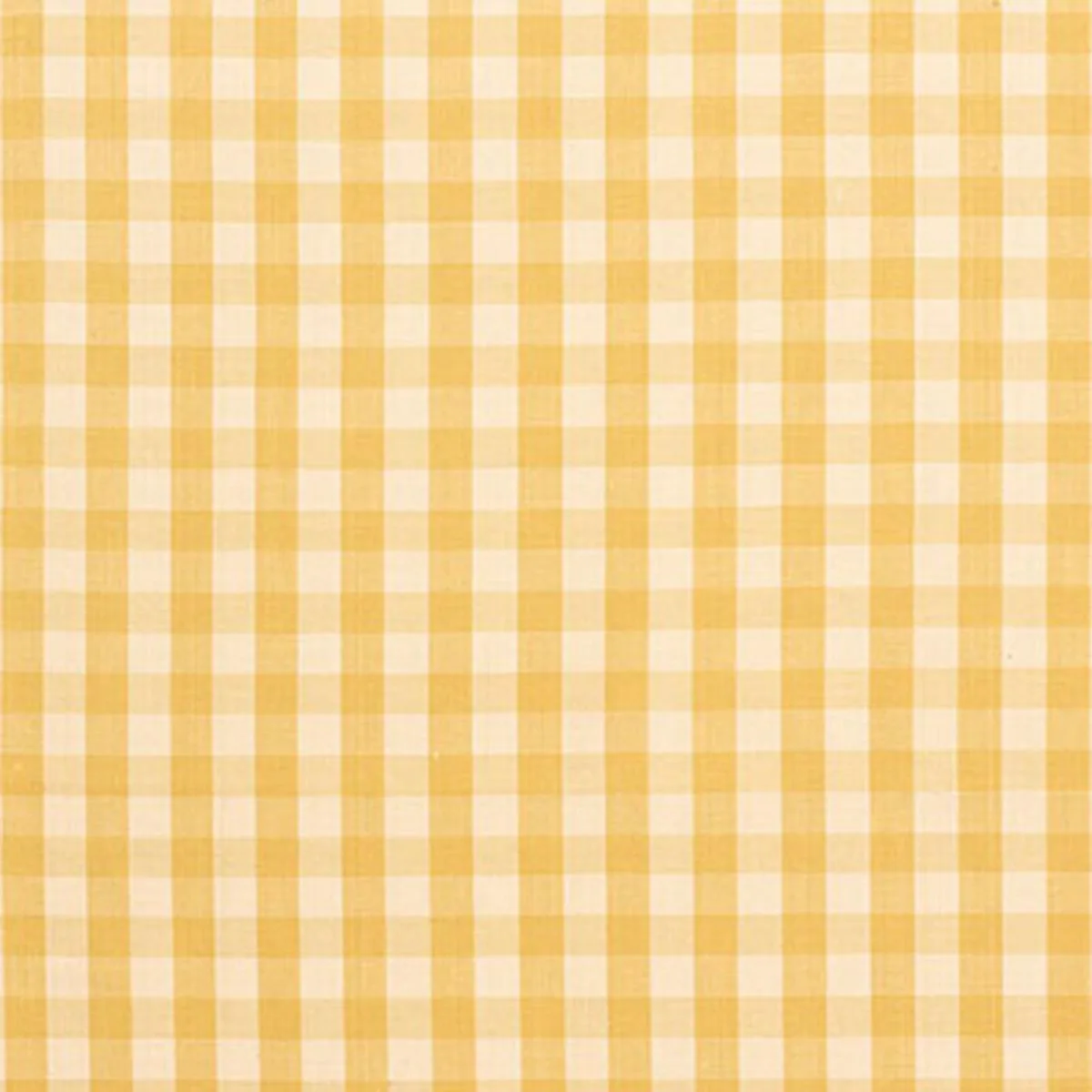 Schumacher 63052 Elton Cotton Check Straw fabric swatch