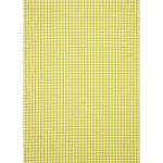 Schumacher 63069 Elton Cotton Check Yellow fabric swatch