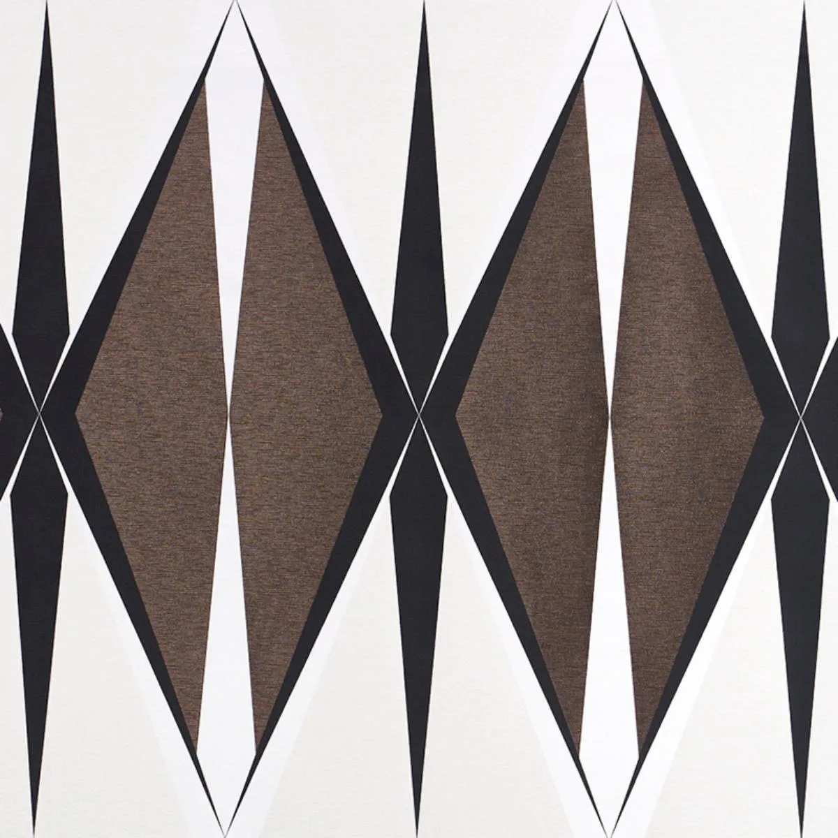 Schumacher 78240 Elvetico Brown fabric swatch