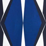 Schumacher 78241 Elvetico Cobalt fabric swatch